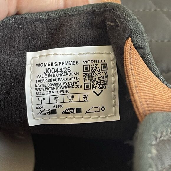 Merrell Women's Hut Moc Quilted Flats Comfort Shoes Slip On US 6 Olive Green - Picture 12 of 12